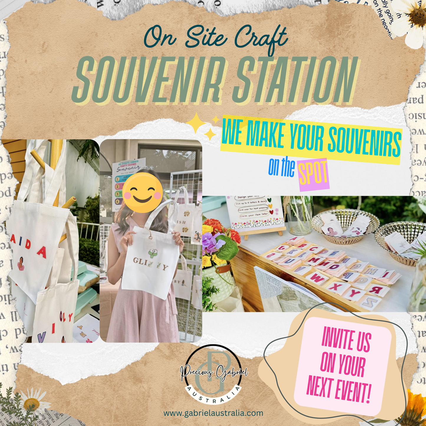 On Site Craft Souvenir Station - Precious Gabriel Australia