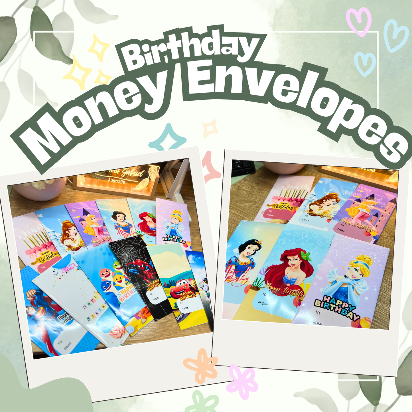 Birthday Money Envelopes