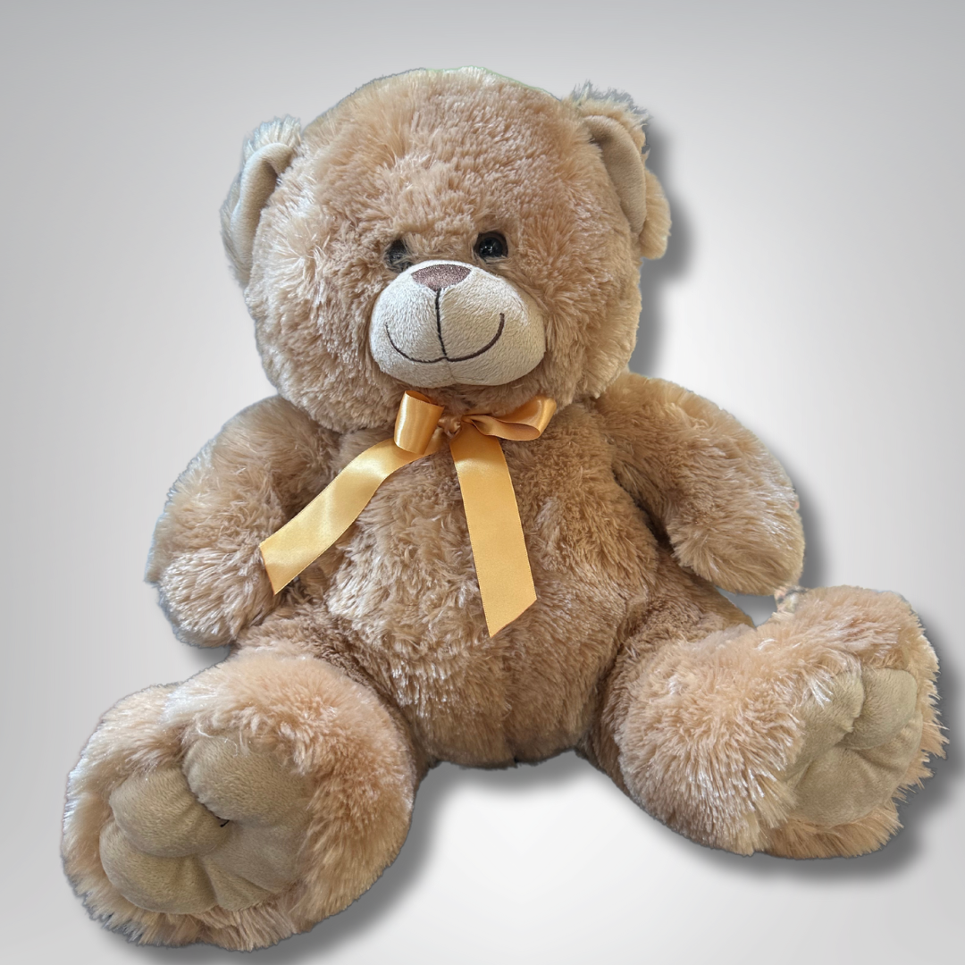 Teddy Bear with Gold Box Large - Precious Gabriel Australia
