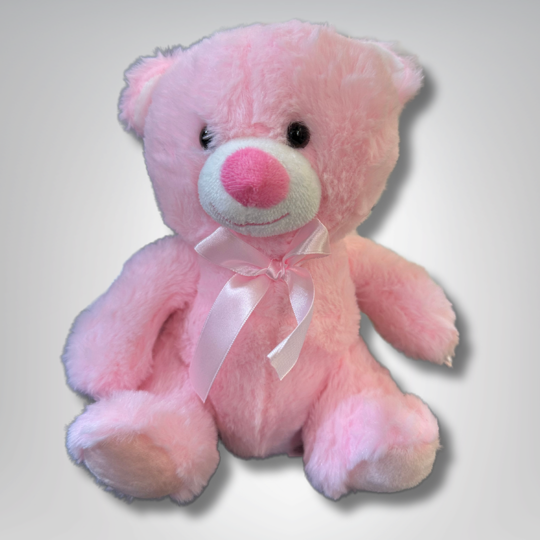 Pink Teddy Bear Soft Toy - Precious Gabriel Australia