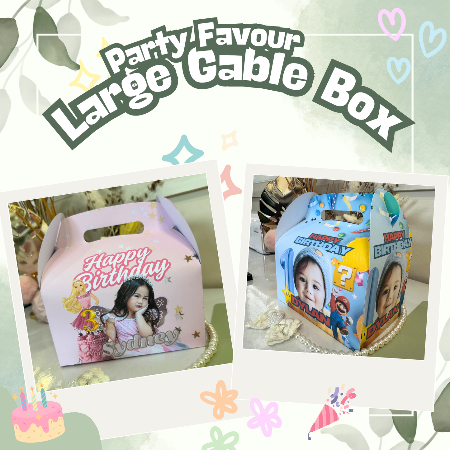 Personalised Gable Box Large Precious Gabriel Australia