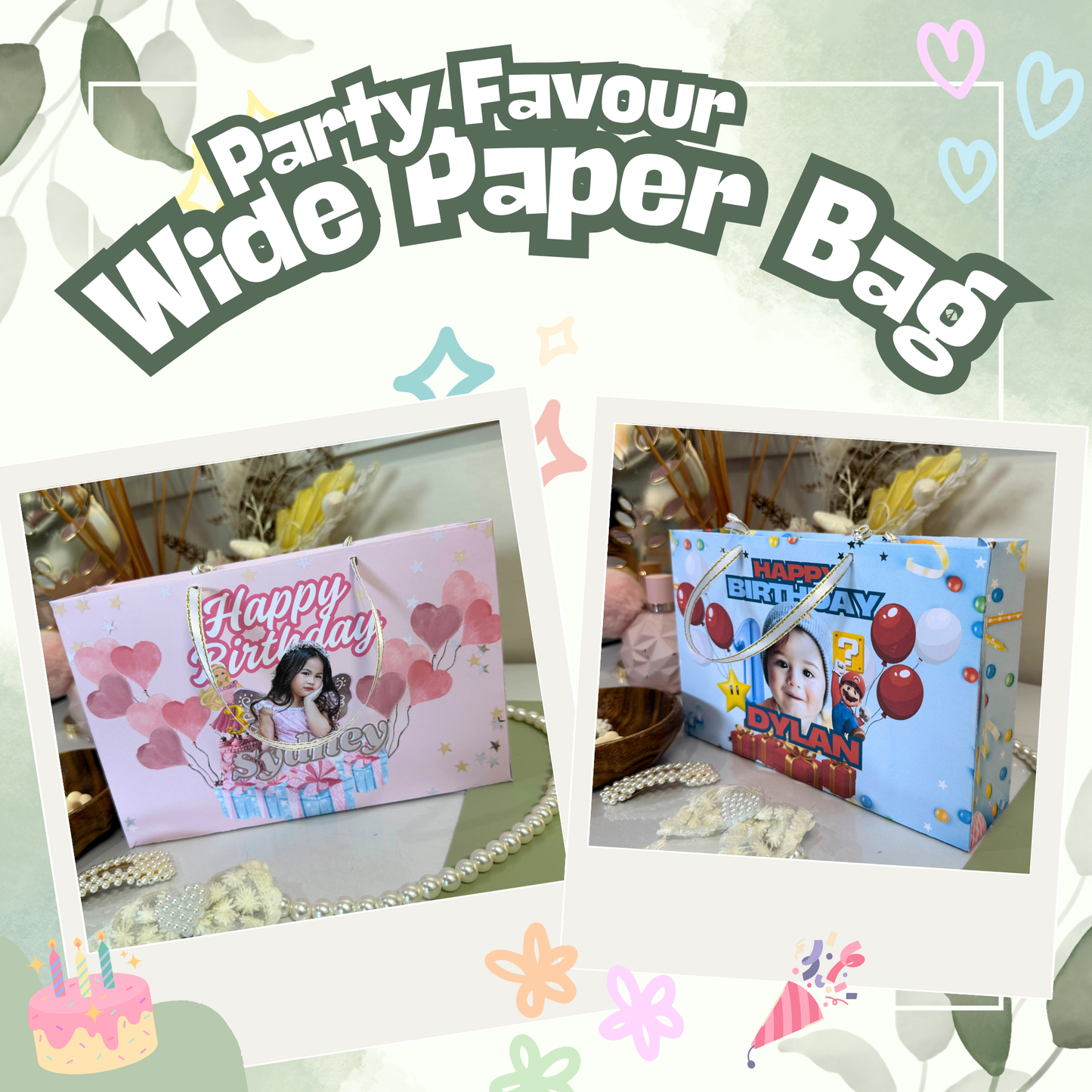 Personalised Paper Bag (Per Dozen) - Precious Gabriel Australia