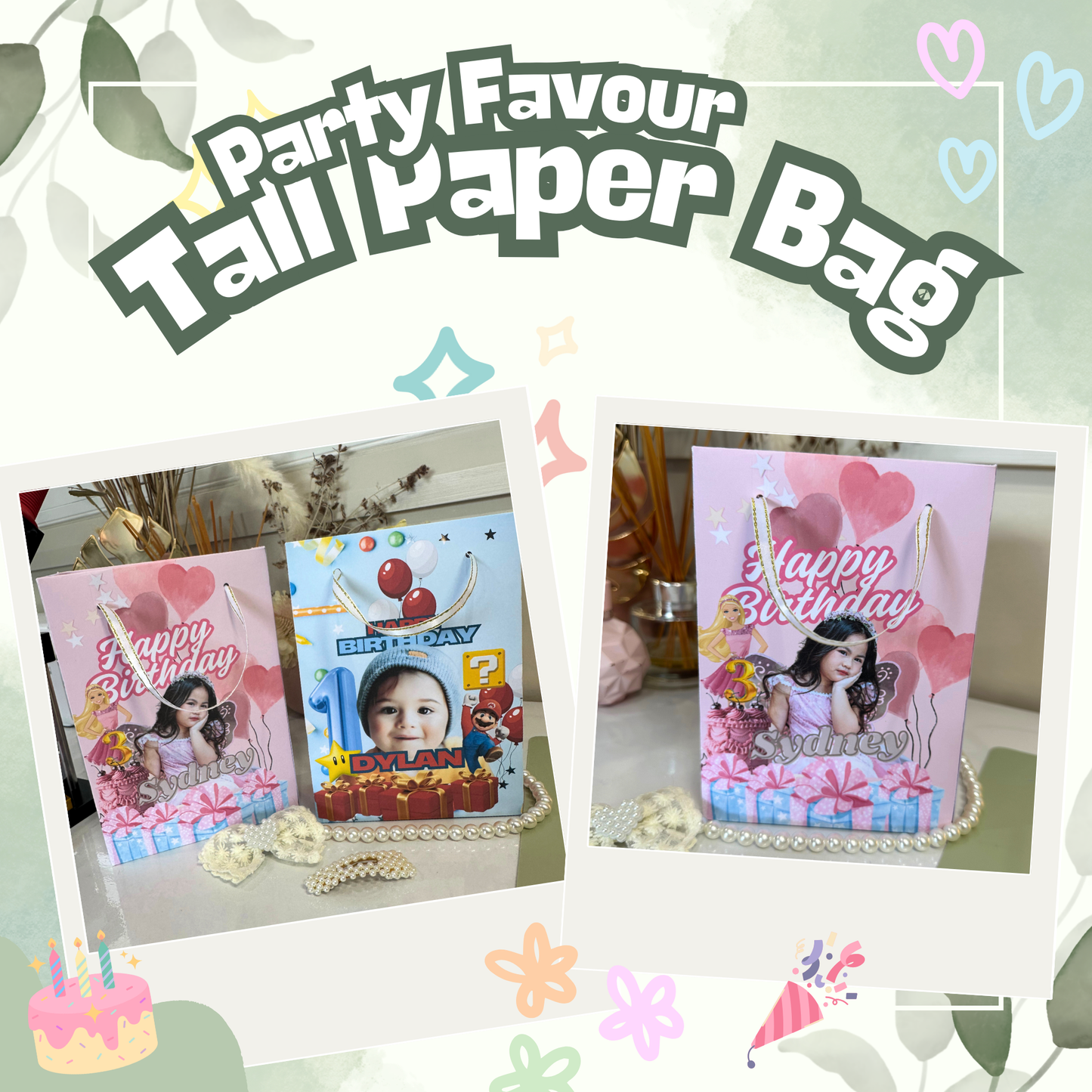 Personalised Paper Bag (Per Dozen) - Precious Gabriel Australia
