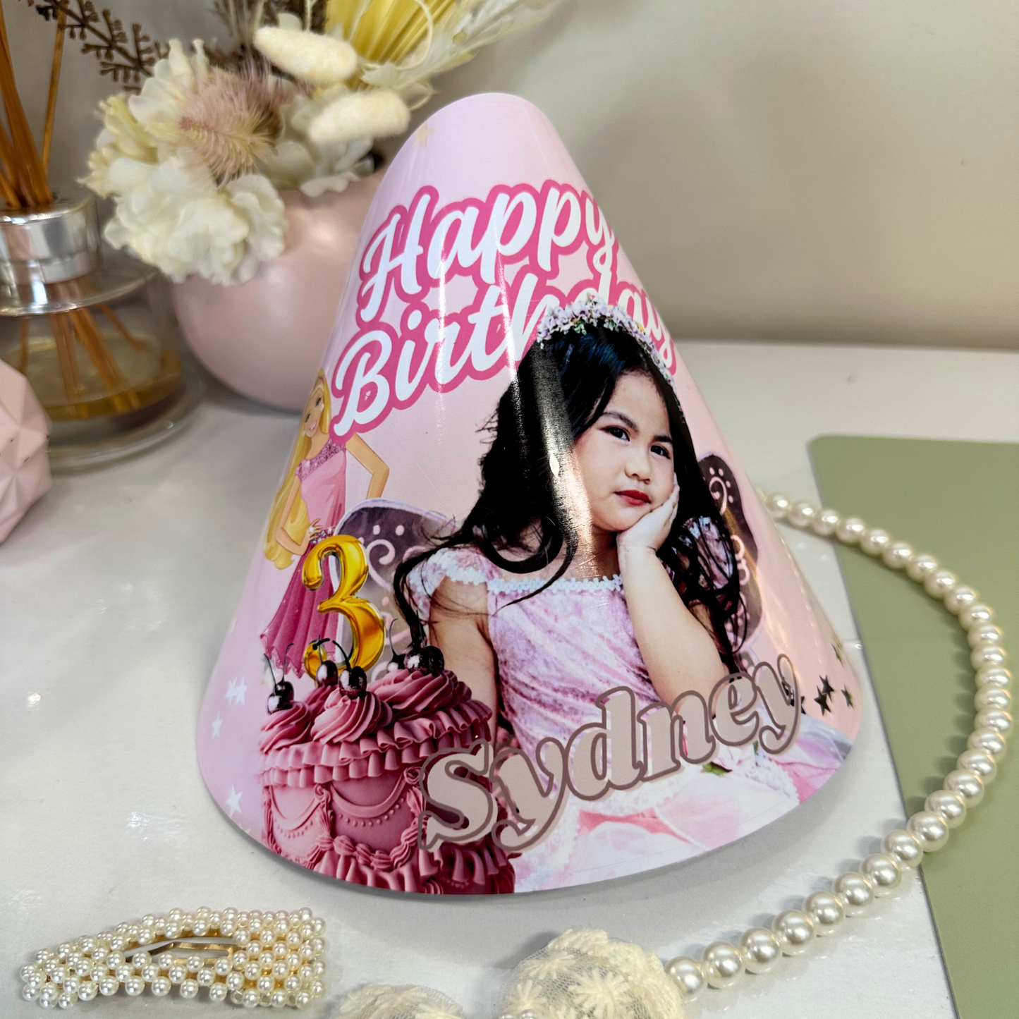 Personalised Party Hat (Per Dozen) - Precious Gabriel Australia