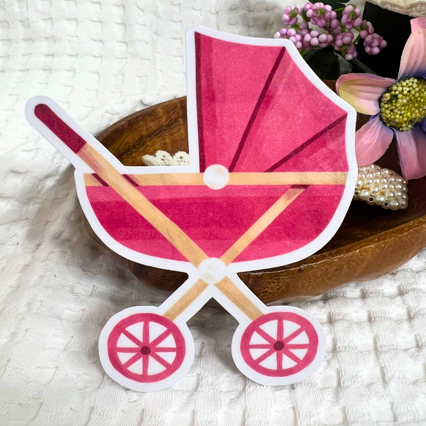 It’s a Girl Stationery Sticker - Precious Gabriel Australia