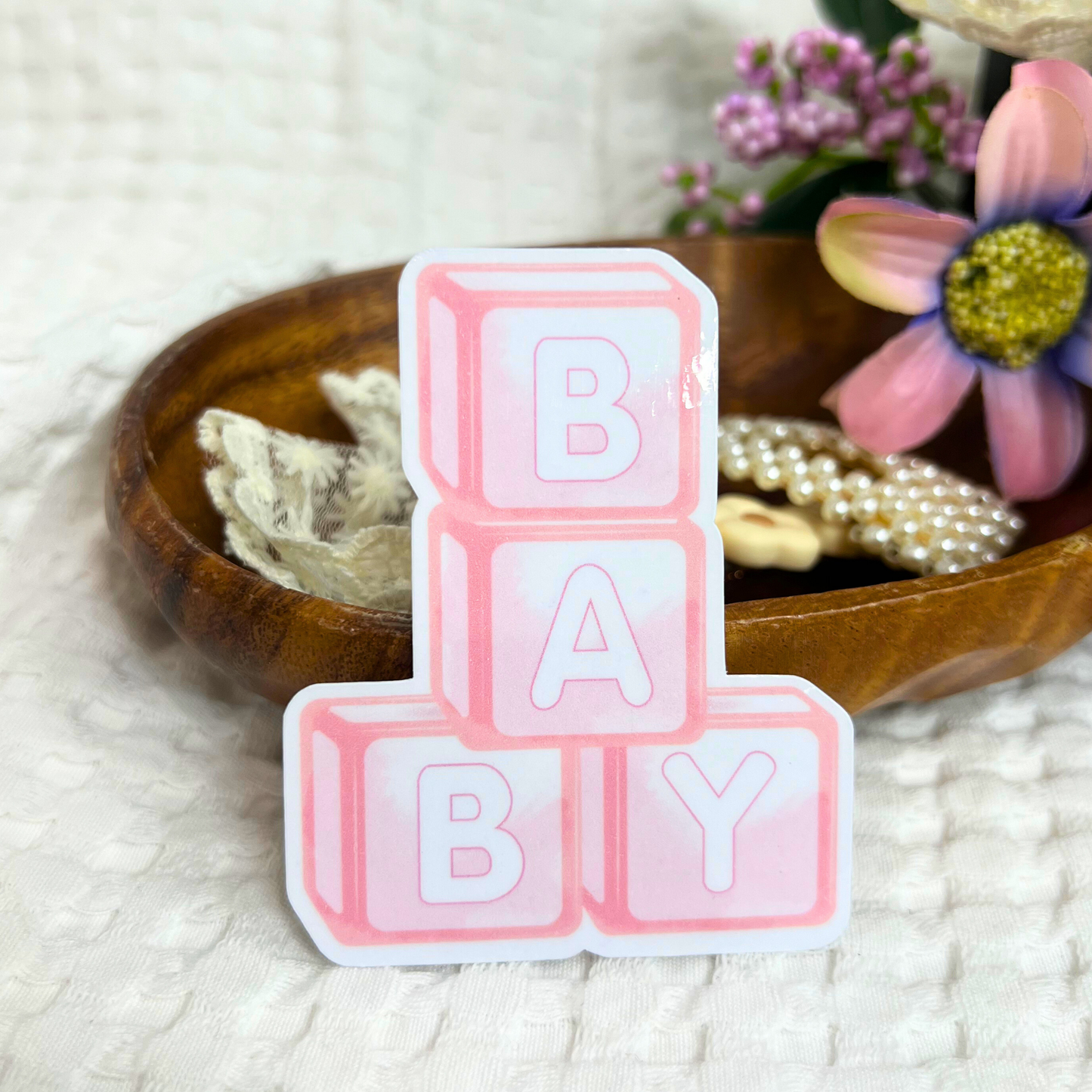 It’s a Girl Stationery Sticker - Precious Gabriel Australia