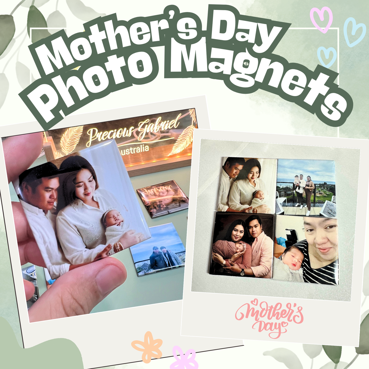 Mother's Day Photo Magnets - Precious Gabriel Australia