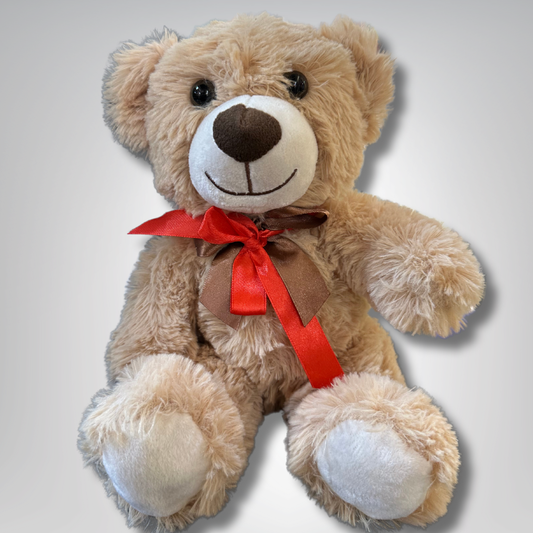 Teddy with Brown Bow