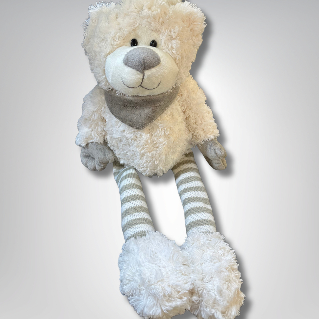 White Long Teddy Bear - Precious Gabriel Australia