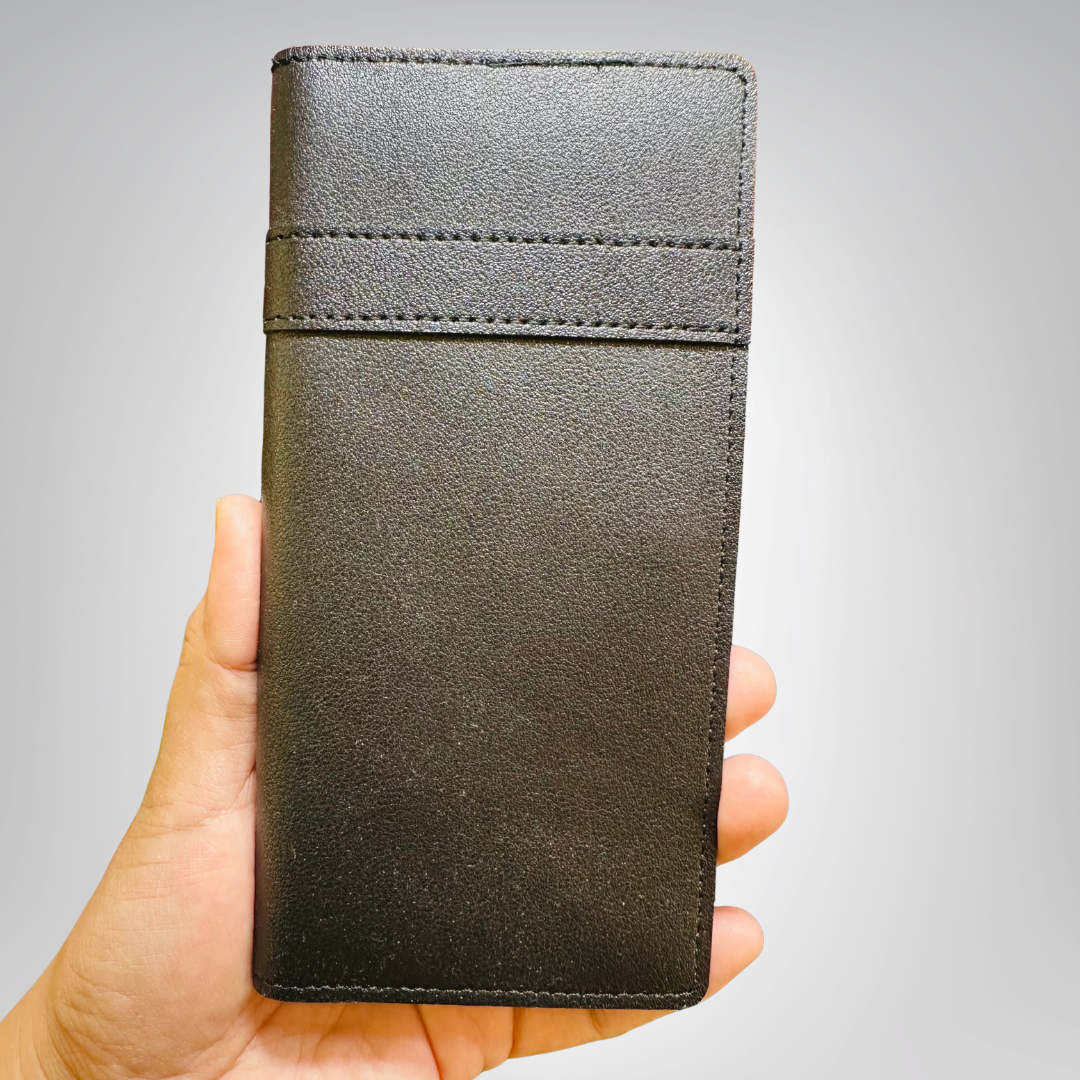 Leather Long Wallet