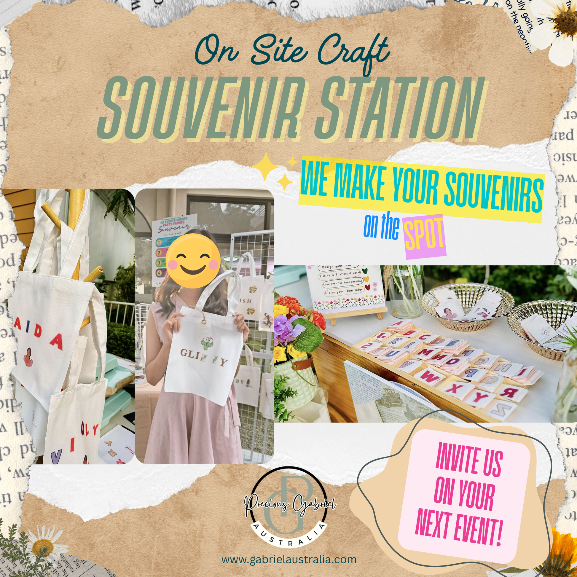 On Site Craft Souvenir Station - Precious Gabriel Australia