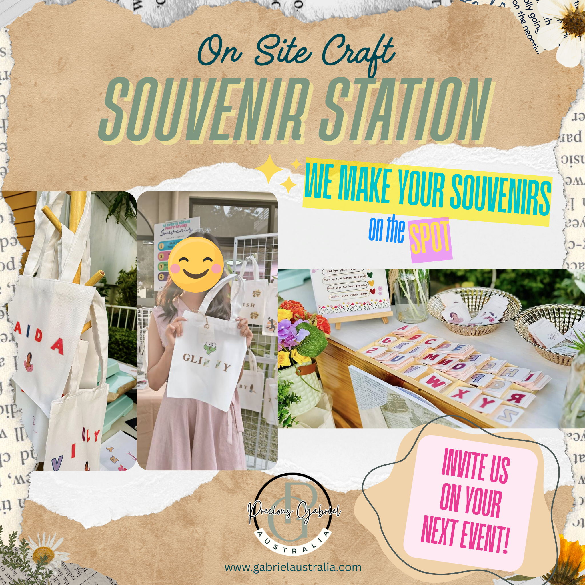 On Site Craft Souvenir Station - Precious Gabriel Australia