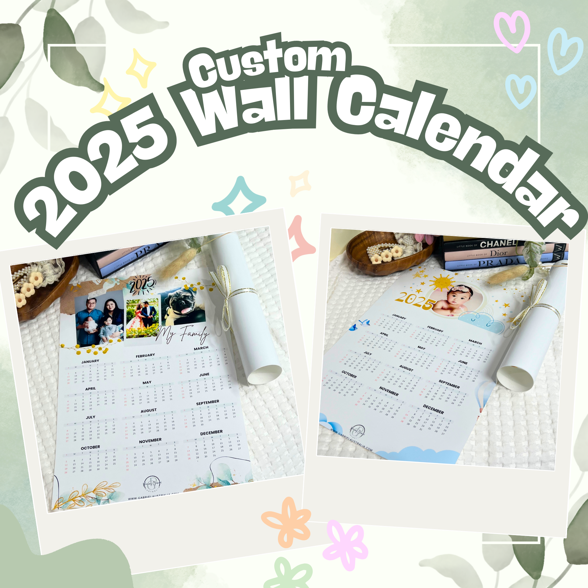 Custom 2025 Wall Calendar