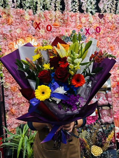 Remembrance Bloom floral arrangement featuring fresh red, white, and ANZAC-inspired blooms thoughtfully designed as a tribute to honour courage, sacrifice, and remembrance.