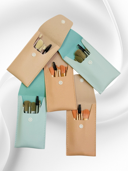 Make up brush and pouch