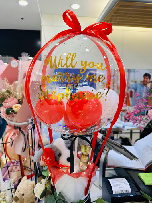 Proposal Hot Air Balloon Hamper