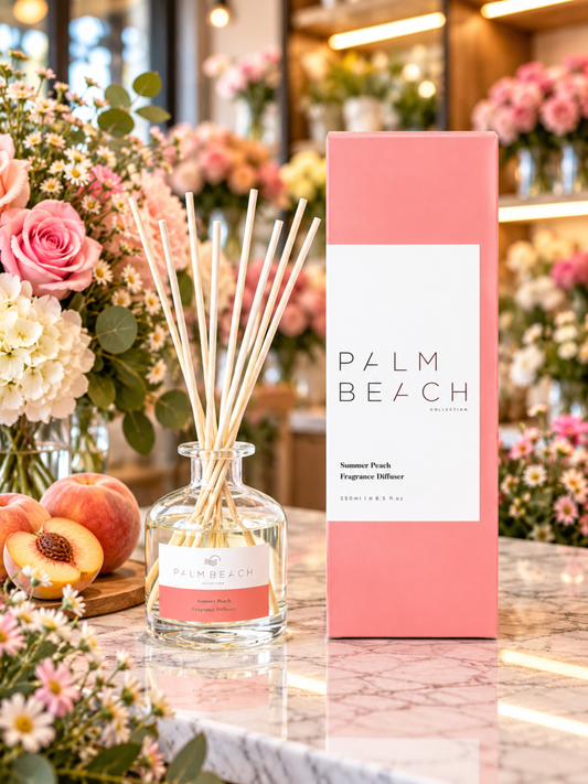 Palm Beach Summer Peach Reed Diffuser 250ml Gabriel Flowers
